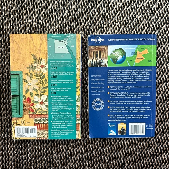 Lonely Planet Books - Egypt and Jordan - Picture 2 of 6